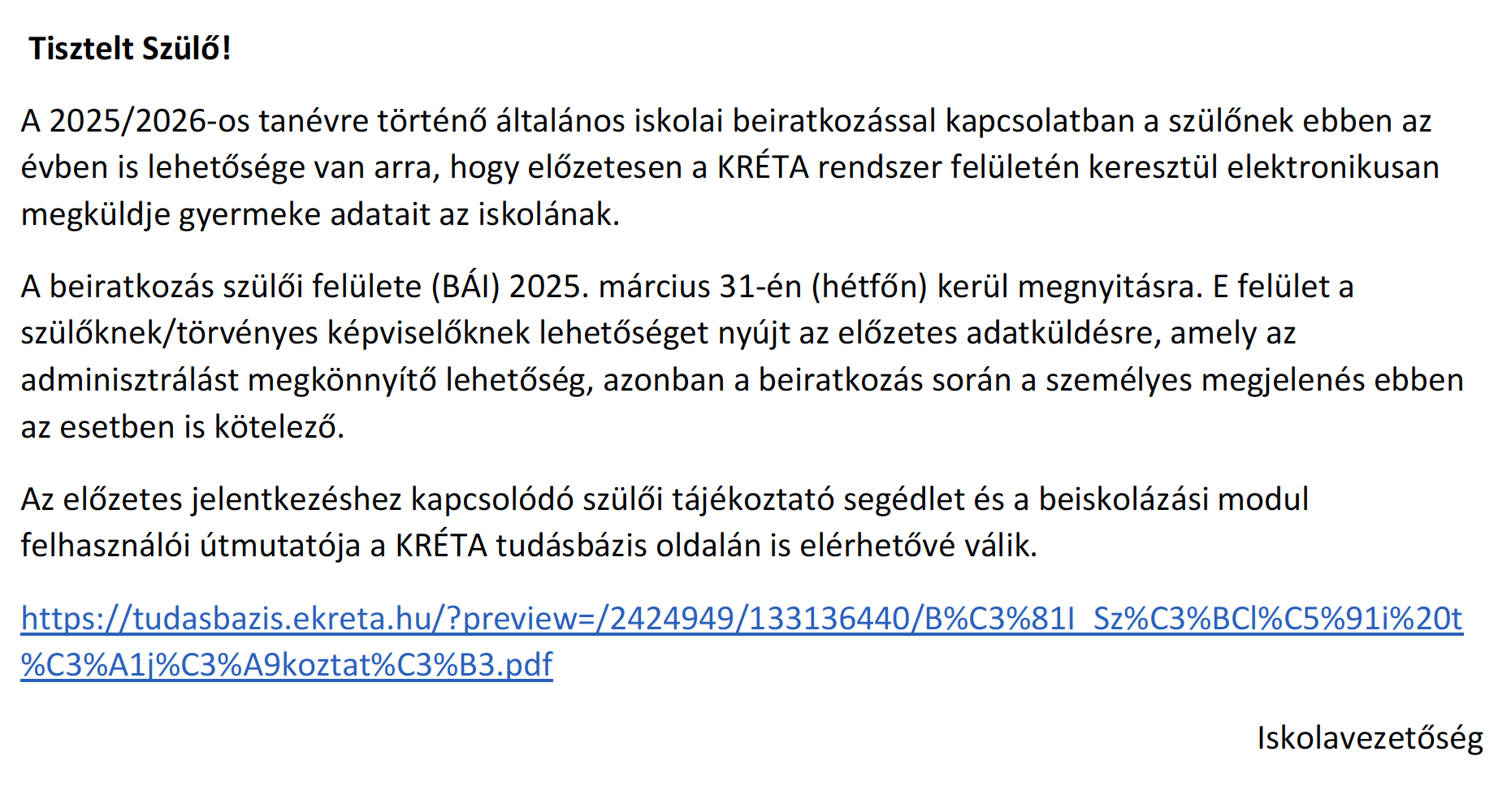 Beíratkozas